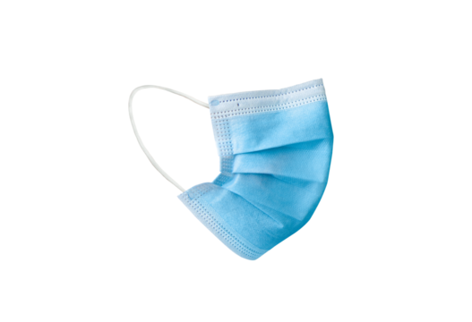 Medical face mask isolated