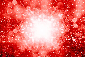 Fancy ruby red Christmas, Valentine Day, New Year’s eve or birthday glitter sparkle background...