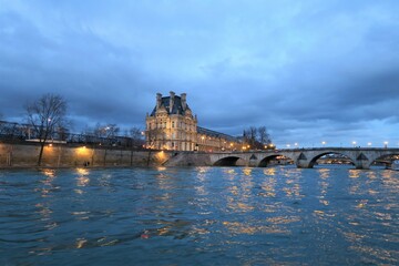 Night lights in Paris, Pont Neuf