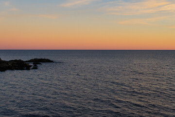 Sunset over the Gulf of Maine
