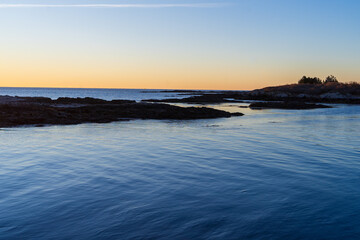 Fototapeta premium Sunrise at Bailey Island, Maine