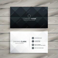 business card template