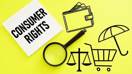 Consumer rights are shown using the text