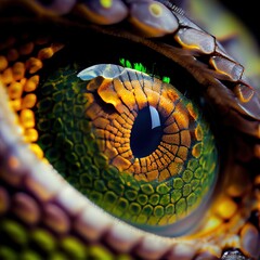Reptilian Eye - 551383596