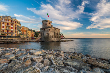 Castle on the sea in Rapallo