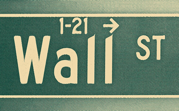 Wall Street Money Engraving Texture Sign Wallpaper Poster Graphic