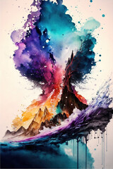 Obraz premium Watercolor