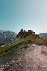 Mountain landscape in the picos de europa