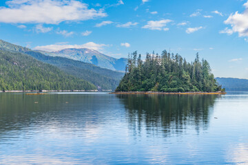 Islands in Misty Fjords National Monument near Juneau, Alaska