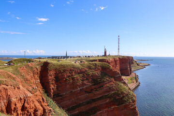 Germany's most beautiful offshore island Helgoland in the North Sea