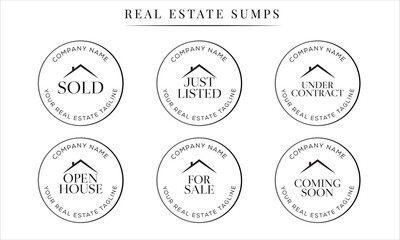 Real Estate Branding logo signature Watermarks, Real Estate Badges, Realtor Logo, Sold Watermark, Just Listed Realtor Watermark, Open House Watermark