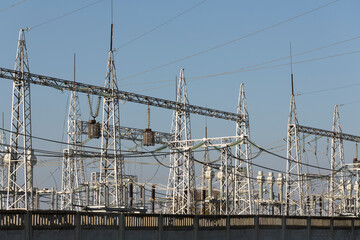 Electric stations and substations of Moldova. Electrical networks of the USSR.