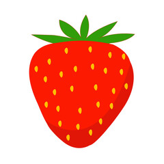 Strawberry isolated on transparent background