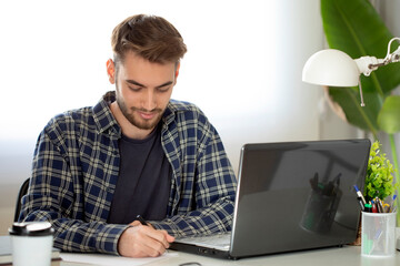 businessman working at the office