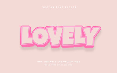 lovely cartoon editable text effect