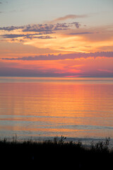 Colorful Lake Michigan Sunset