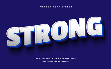 strong modern editable text effect