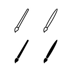 Paint icon vector for web and mobile app. paint brush sign and symbol. paint roller icon vector