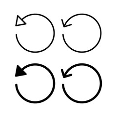 Obraz premium Refresh icon vector for web and mobile app. Reload sign and symbol. Update icon.