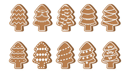 Christmas Tree Shape Cookie.