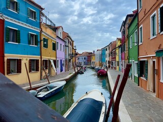 colorful houses in Burano