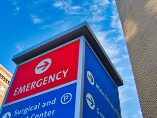 Emergency hospital sign  © R Scott James
