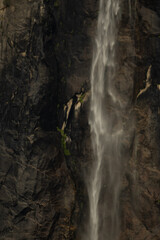Fototapeta na wymiar Detail of Bridal Veil Falls in Yosemite