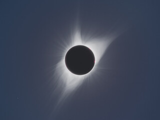 Total phase of the August 2017 solar eclipse viewed from Wyoming, USA