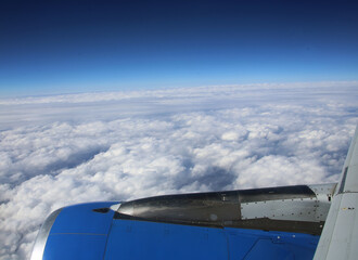 airplane in the sky