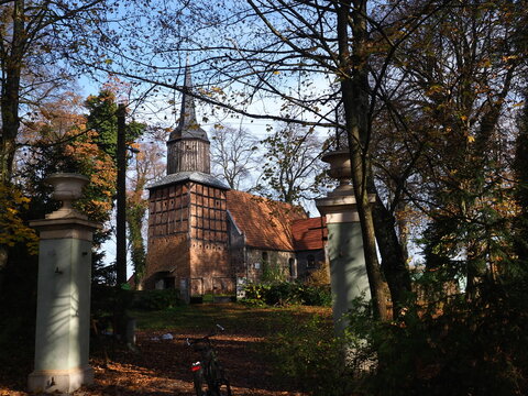 An old catholic church in Gryfice Poland