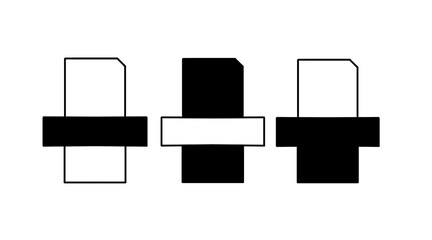 ファックス　FAX　イラスト　セット