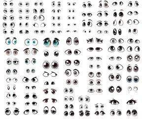 Cartoon Eye Set