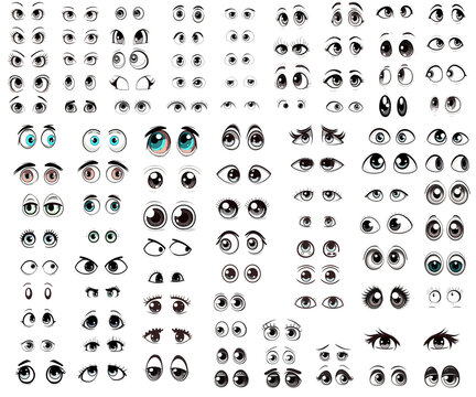 Cartoon Eye Set