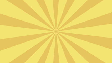 和風背景素材　金色の集中線　横長　16:9