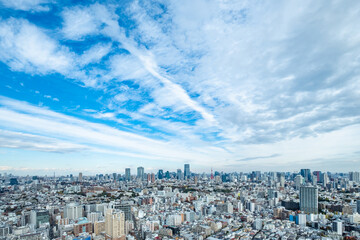 Obraz premium 東京恵比寿からの都市風景