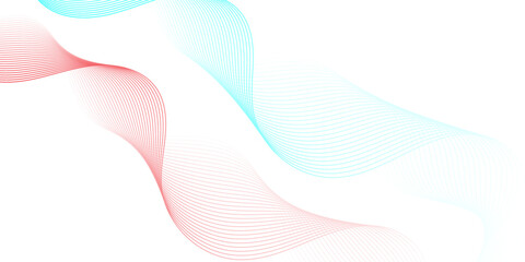 Abstract white paper wave background and abstract gradiant and white wave curve lines banner background design. Vector illustration. Modern template abstract design flowing particles wave.