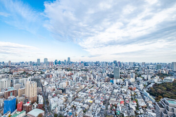 Fototapeta premium 日本の首都東京の都市風景