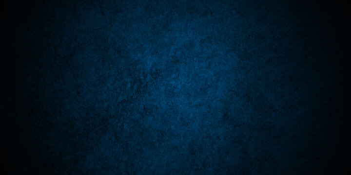 Dark black and blue stone concrete grunge wall texture and backdrop background anthracite panorama. Panorama dark black or blue slate background or texture.