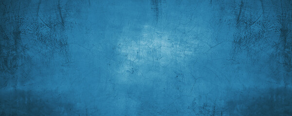 Obraz na płótnie Canvas blue cement texture wall background