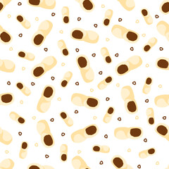 Seamless pattern with Mochi, for decoration