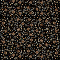 snowflakes isolate black background, abstract ornament winter wallpaper design snowflake natural photo