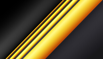 Luxury elegant black background with gold stripes