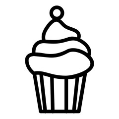 cake line icon