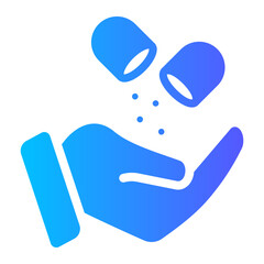 medicine gradient icon