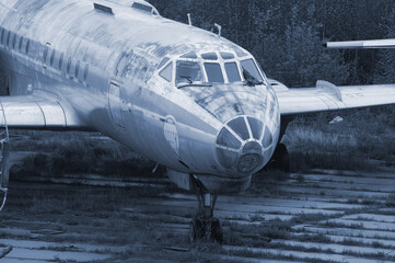 Ukrainian (former Soviet) plane wreck.