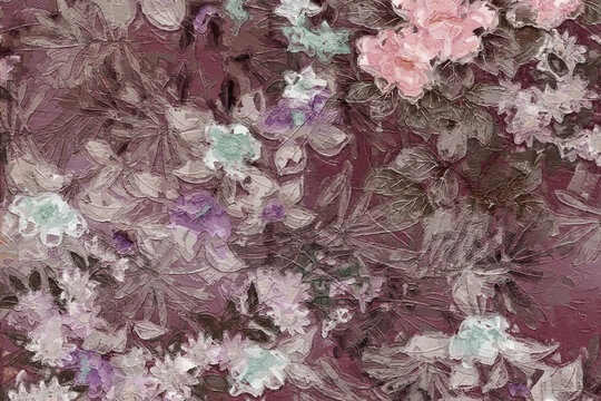 Beautiful hand drawn floral illustration