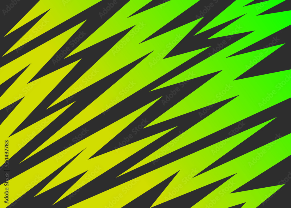 Aufkleber abstract background with gradient color sharp and zigzag pattern