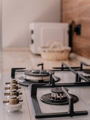 stove in kitchen
