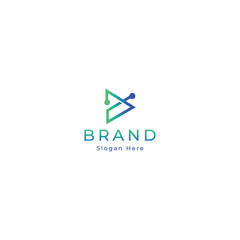 Abstract Gradient Logo Design