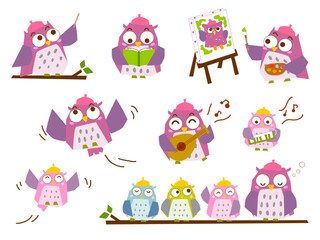 フクロウ先生のアイコンセット